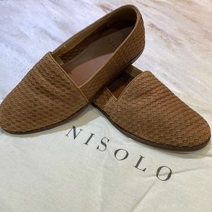 Nisolo Alejandro Woven Slip On Tobacco Men’s 10